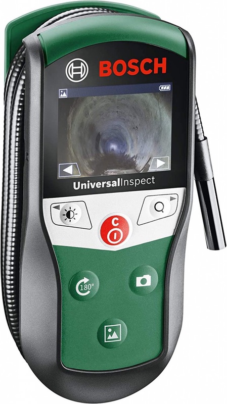 Bosch inspection camera UniversalInspect (Ø8mm endoscope camera for high-quality color images with flexible 0.95m length and integrated memory function) : Amazon.co.uk: DIY & Tools
