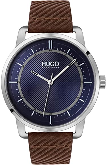 Hugo Men's Analogue Watch, Quartz Movement, Leather, 32010555, Strap. : Amazon.de: Watches