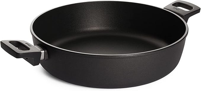 Woll NOWO Inductive Titanium Saucepan Diameter 32 cm Height 8 cm 5.5 Litres with 2 Side Handles Suitable for All Hobs : Amazon.it: Home & Kitchen