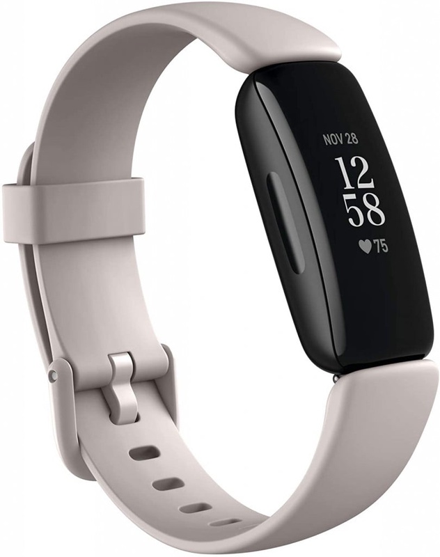 Amazon.com: Fitbit Inspire 2 Health & Fitness Tracker with a Free 1-Year Fitbit Premium Trial, 24/7 Heart Rate, Black/White, One Size (S & L Bands Included): Health & Personal Care