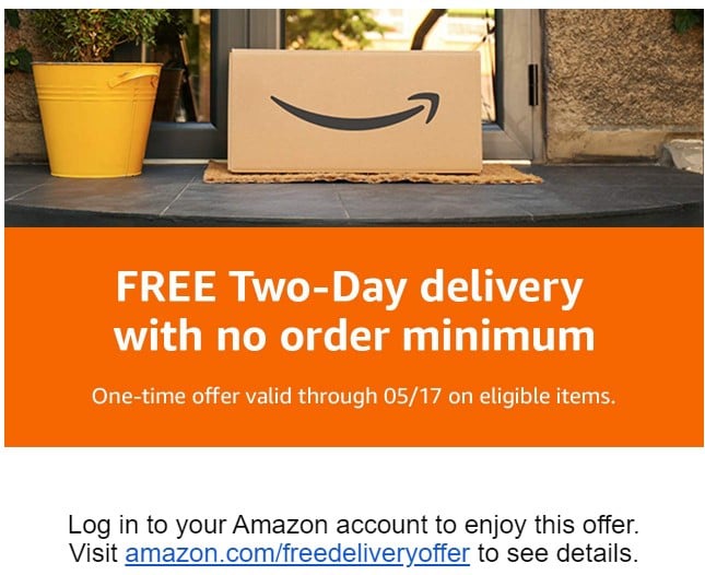 Amazon.com: FREE Delivery Offer