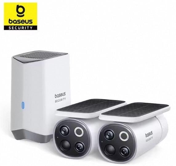 Baseus Security S1 Pro Outdoor Camera 3K 2-Camera Kit