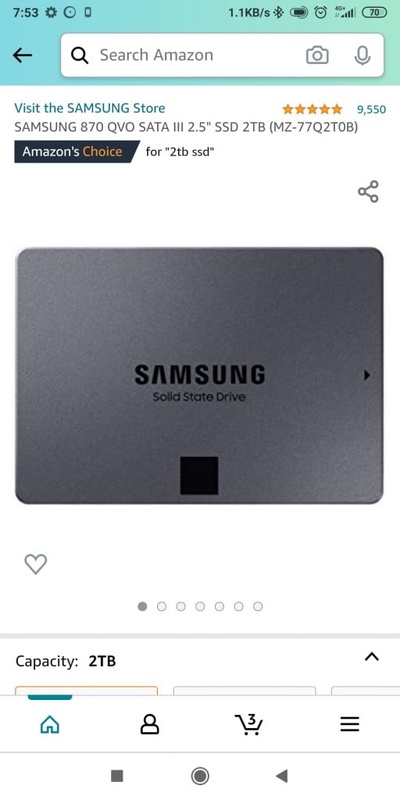 Amazon.com: SAMSUNG 870 QVO SATA III 2.5