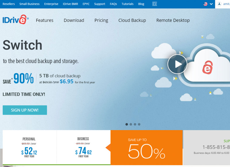 Online Cloud Backup and Storage | IDrive®