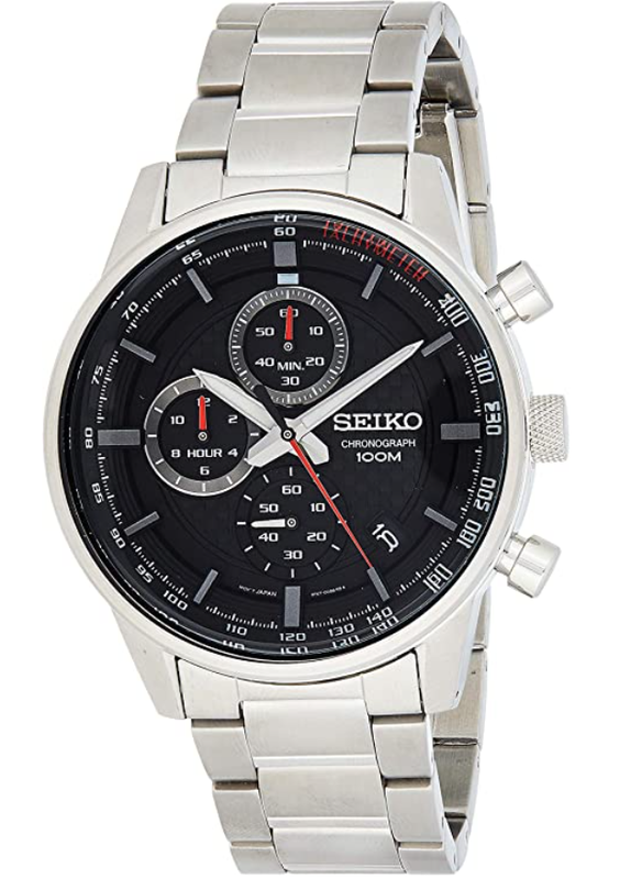 Seiko Orologio Cronografo Quarzo Uomo con Cinturino in Acciaio Inox SSB313P1: Amazon.it: Orologi