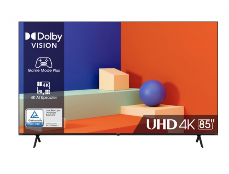 Hisense 85 Inch UHD 4K Smart TV DLED 85A6K