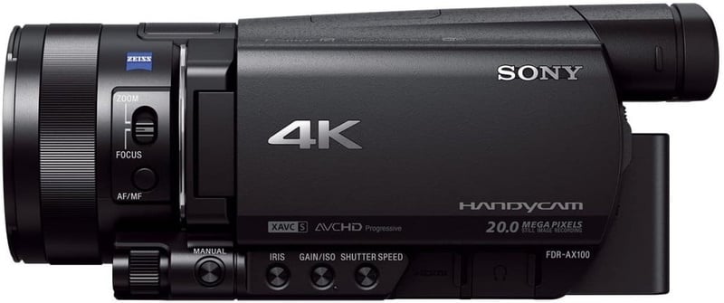 Sony FDR-AX100 Caméscope 4K 20.0 Mpix Capteur CMOS Exmor R Rétroéclairé de Type 1.0: Amazon.fr: Photo & Caméscopes