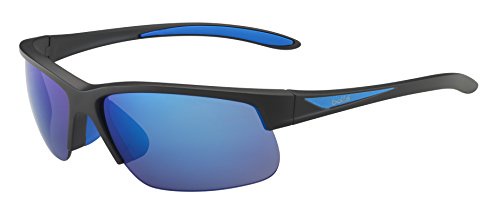 Bolle Breaker Sunglasses - Matte Black/Blue, Medium/Large