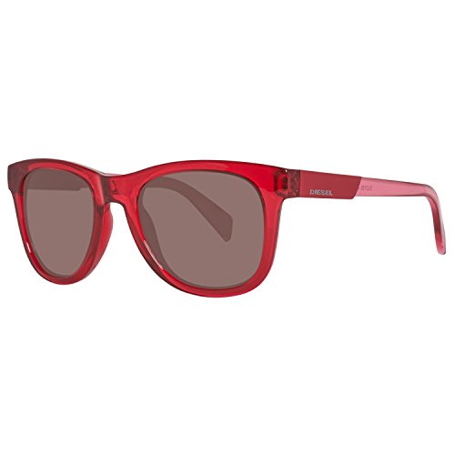 Diesel Unisex Adults’ Sonnenbrille DL0135 5273E Sunglasses, Red (Rot), 52