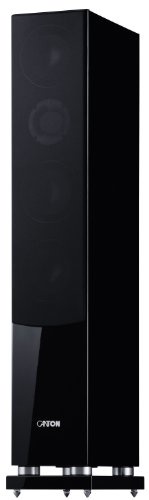 Canton Chrono SL 580 DC 3-Wege Standlautsprecher (130/200 Watt, 1-er Stück) hochglanz-schwarz