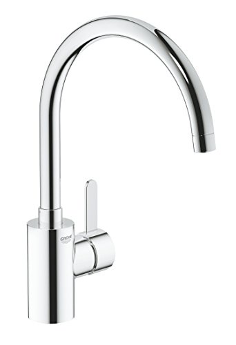 GROHE 32843000 Eurosmart Cosmopolitan | Küchenarmatur - Spültischarmatur | hoher Auslauf, Schwenkbereich wählbar | chrom