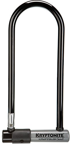 Kryptonite Kryptolok Serie 2 Std Lucchetto a U, Nero e Grigio