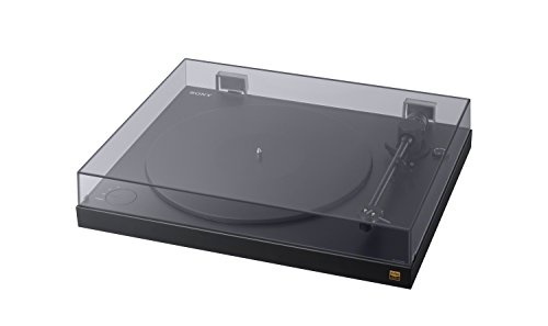 Sony PSHX500.CEK Turntable for Playing Vinyl and Recording in High-Resolution Audio Quality - Black(430x104x366mm (WHD))
