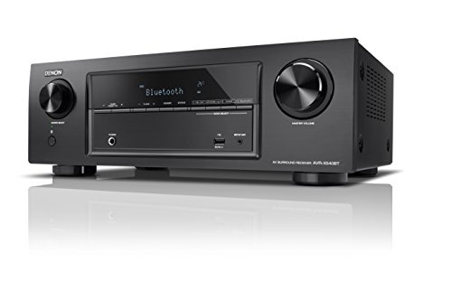 Denon AVR-X540BT 5.2-Kanal Full 4K Ultra HD AV-Receiver (130W pro Kanal, integrierter Bluetooth-Funktion, Amazon Music, HDR, Auto-Setup, Eco-Modus, Bluetooth Remote-App) schwarz