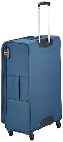 Samsonite Base Hits Spinner 77/28 Expandable Suitcase, 77 cm, 104 L, Steel Blue