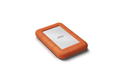 LaCie 1 TB Rugged Mini USB 3.0 Portable 2.5 Inch Shock, Drop and Crush Resistant External Hard Drive for PC and Mac (LAC301558)