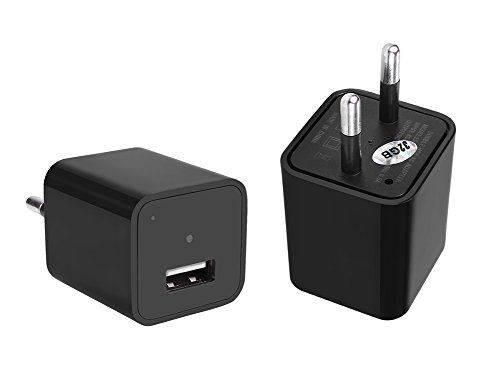 Tangmi 1080P versteckte Spion-Kamera,HD Mini-kamera&USB;-Wand-Aufladeeinheit,Motion Detect Überwachungskamera mit 32GB Speicher