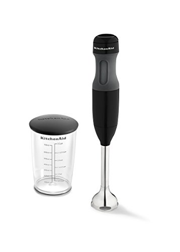 KitchenAid 5KHB1231BOB Classic Hand Blender with Graduated Jar, 700 ml, Onyx Black