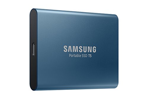 Samsung MU-PA500B/EU Portable SSD T5 500GB ((bis zu 540 MB/s) + USB Kabel Typ C auf C und Typ C auf A)