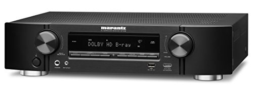 Marantz NR1508 5 Channel Slim AV Receiver with HEOS - Black