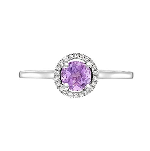 Carissima Gold Damen-Ring 9 Karat (375) Weißgold Rundschliff Diamant 52 (16.6)