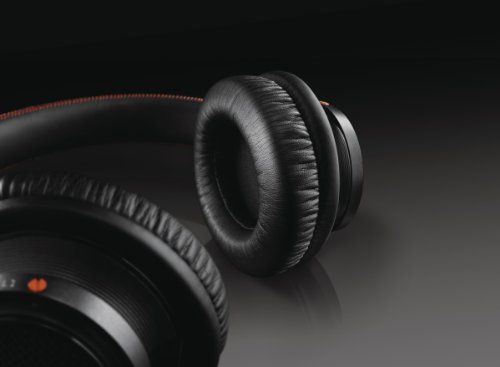 Philips Fidelio L2 Casque Audio Haute Résolution avec Micro et Commandes Intégrés, Isolation Phonique, Noir et Orange