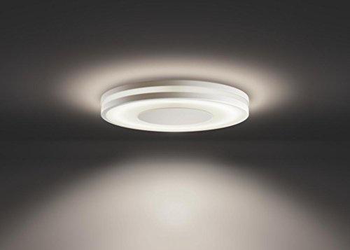 Philips Luminaire télécommandé Being Plafonnier Hue Blanc + télécommande variateur de lumière