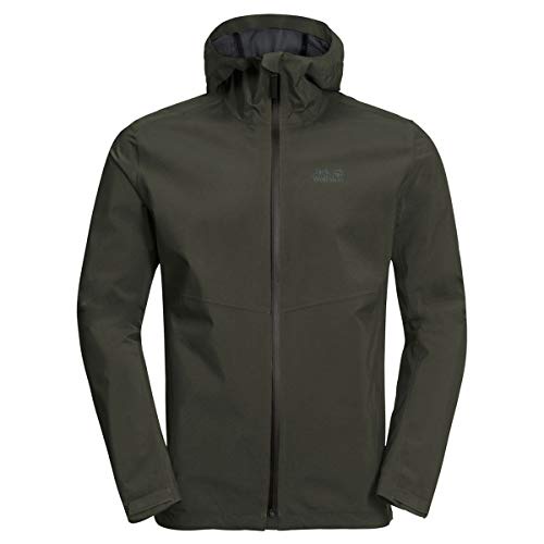 Jack Wolfskin Men's Jwp Shell Jacket, green pine, 4
