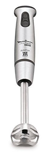 Moulinex DD873D Infiny Force Ultimate, Mixer Ad Immersione con 4 Lame e Tecnlogia ActivFlow