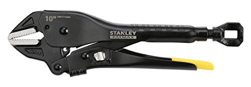 STANLEY FMHT0-74884 250 mm Fatmax Locking Mole Grip Straight Jaw Pliers - Black