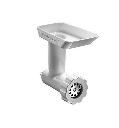 KitchenAid 5FGA Food Grinder, White (Optional Accessory for KitchenAid Stand Mixers)