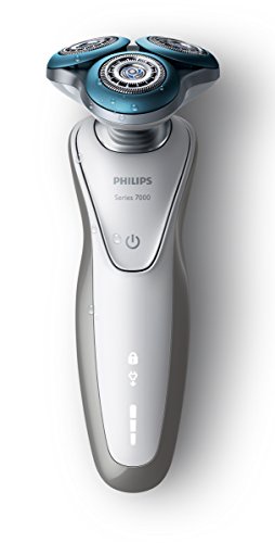 Philips Series 7000 Electric Shaver for Sensitive Skin with Trimmer and Exfoliation Brush