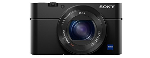 Sony DSC-RX100 IV Digitalkamera (Stacked Exmor RS CMOS Sensor, 40-fach Super-Zeitlupe, 4K Video, Anti-Distortion Verschluss, Pop-Up-Sucher, 24-70 mm ZEISS Vario-Sonnar T) schwarz