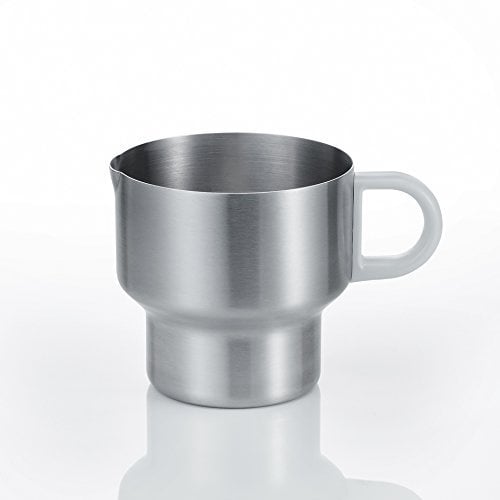 SEVERIN SM 9684 Milchaufschäumer (Erwärmen (Bis zu 500 ml) Aufschäumen (Bis zu 260 ml) Induktion) silber /weiß
