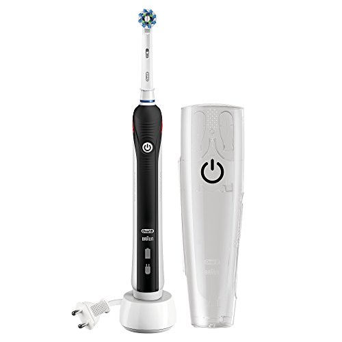 Oral-B Pro 2500 Electric Rechargeable Toothbrush Powered by Braun - Black (Packaging May Vary) - Ships with a UK 2 pin plug