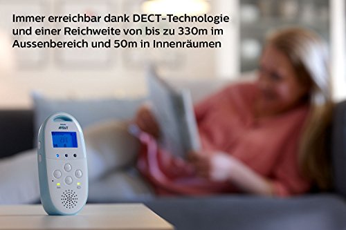 Philips Avent SCD560/00 DECT Babyphone, blau