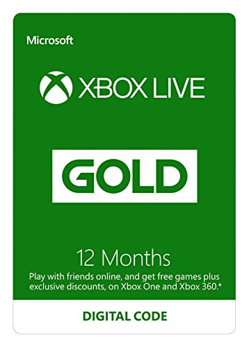 Xbox Live 12 Month Gold Membership (Xbox One/360) [Xbox Live Download Code]
