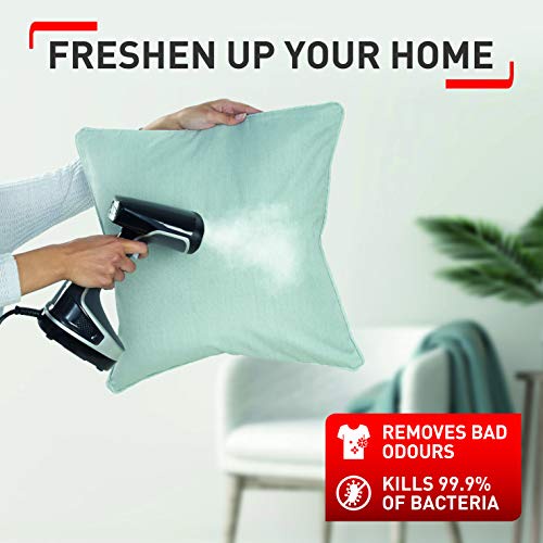 Tefal DT8150 Access Steam+ Handheld Garment/Clothes Steamer, 1600 W, Black and Silver