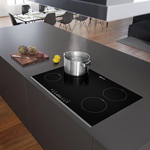 Bauknecht ETI 1740 IN Kochfeld Elektro / Induktion / 77 cm / Timer mit Abschaltautomatik / edelstahl