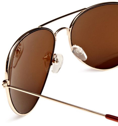 Eyelevel Squadron 2 Aviator Unisex Adult Sunglasses Gold Effect One Size
