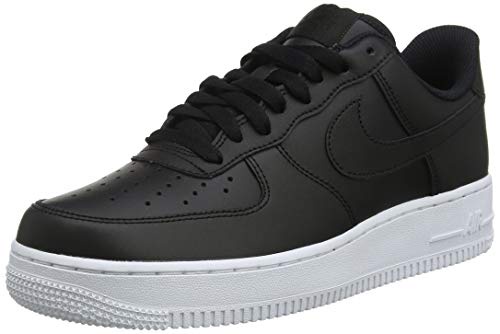 Nike Men's Air Force 1 '07 Aa4083-015 Basketball Shoes, Black/White 015, 11 UK