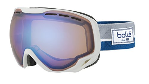 Bolle Emperor Ski Goggles - White/Blue, Medium/Large