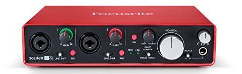 Focusrite Scarlett 2i4 (2nd Gen) USB Audio Interface with Pro Tools | First