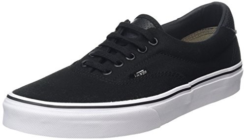 Vans Unisex-Erwachsene Era 59 Sneakers, Schwarz (C&P Black/True White), 43 EU