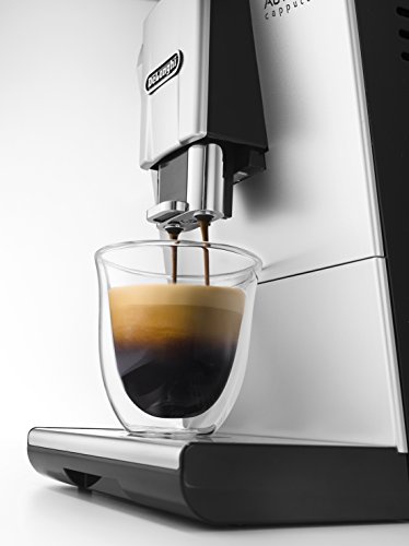 De'Longhi Autentica Cappuccino ETAM 29.660.SB Kaffeevollautomat (Digitaldisplay, integriertes Milchsystem, Lieblingsgetränke auf Knopfdruck, Herausnehmbare Brühgruppe, 2-Tassen-Funktion) silber