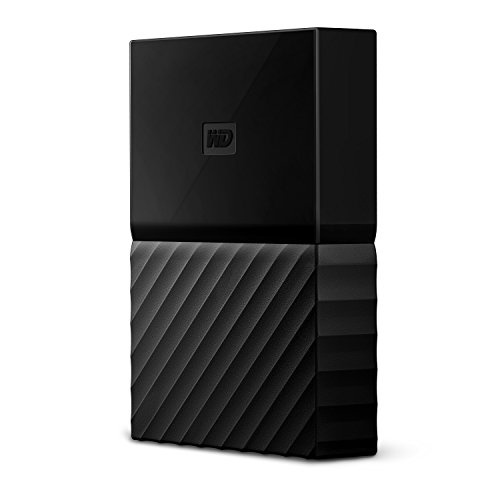 WD My Passport 2 TB Portable Hard Drive and Auto Backup Software for PC, Xbox One and PlayStation 4 - Black