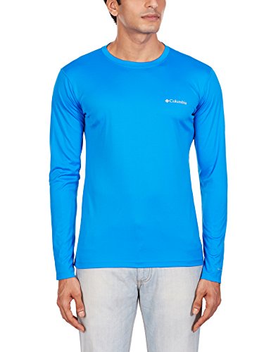 Columbia hommes Zero Règles T-shirt à manches longues pour homme Bleu Bleu vif Large/L