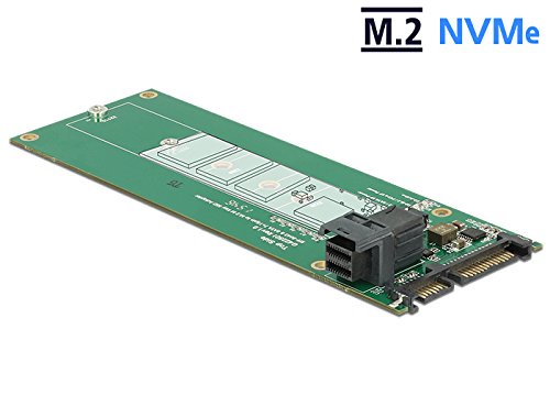 DELOCK Konverter SATA 22 Pin / SFF-8643 NVMe > 1 x M.2 NGFF Key M