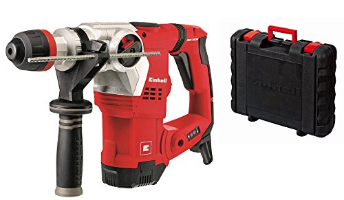 Einhell TE-RH 32 - Martillo electroneumático perforador con 4 funciones, recepción SDS-Plus, 2 LEDs de estado, 1250 W, 230 V, color rojo y negro