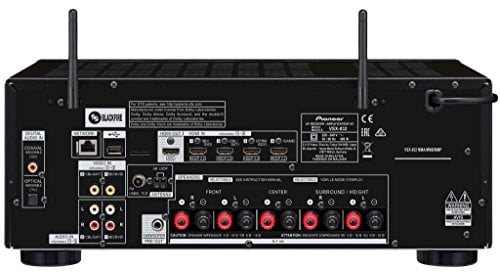 Pioneer VSX-832-B 5.1 Netzwerk AV-Receiver mit Dolby Atmos, Multiroom und integriertem WiFi & Bluetooth unkomplizierten Musik-Streaming schwarz